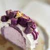 Edible Gold: Purple sweet potato roll cake