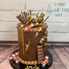 Edible Gold Leaf Chocolate Cake Decoration