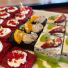 Edible Gold Leaf Mini Colourful Cakes