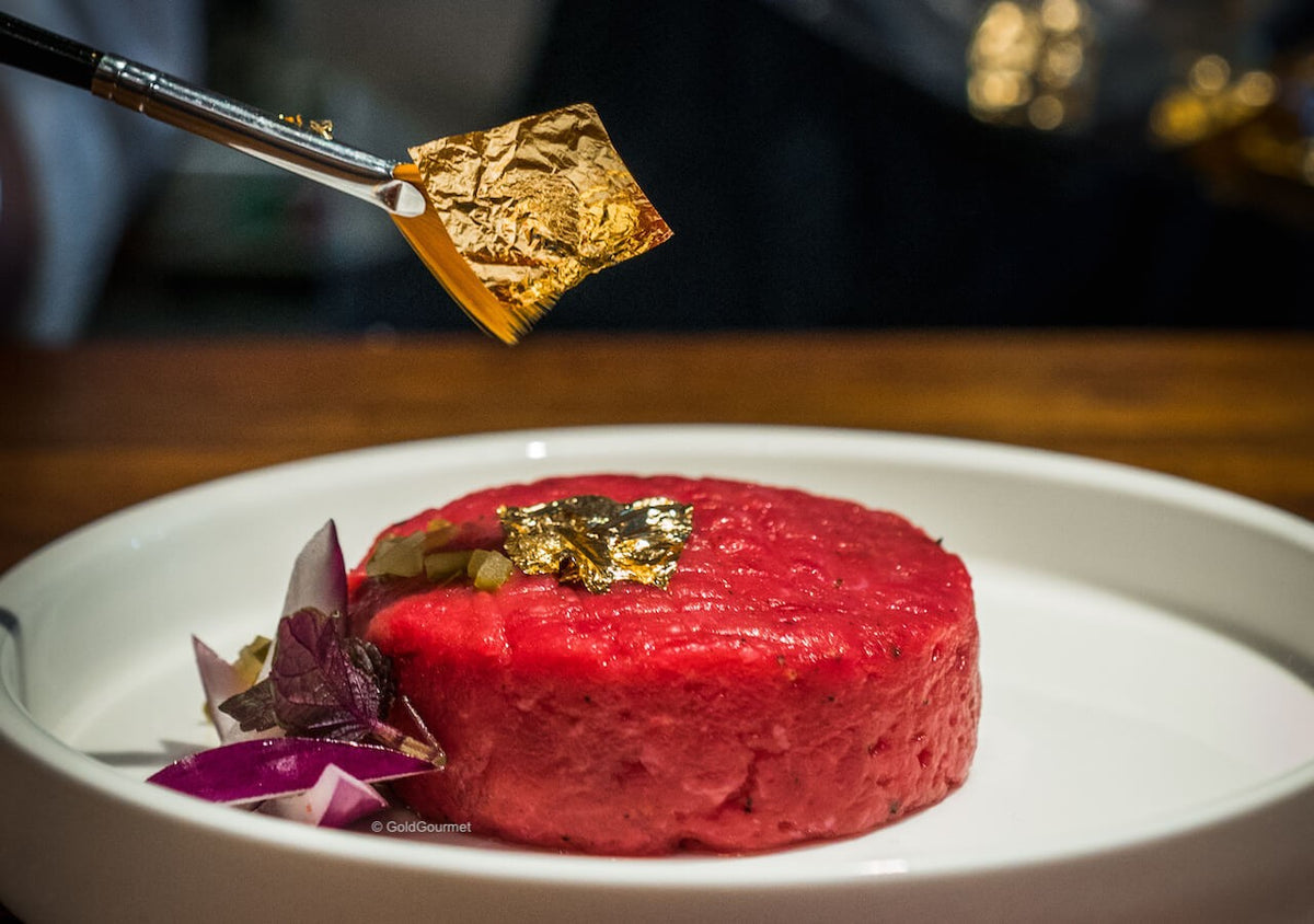 25 Loose leaves Booklet 24ct Edible Gold Leaf 50 x 50 mm