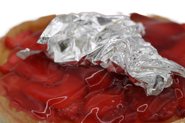 5 Loose Leaves 80 x 80 Edible Silver Leaf