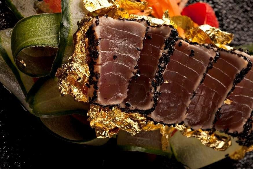 23ct Edible Gold Leaf Loose - 25 Leaves (80mm)