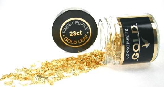 23ct Edible Gold Leaf Large Flakes - 500mg