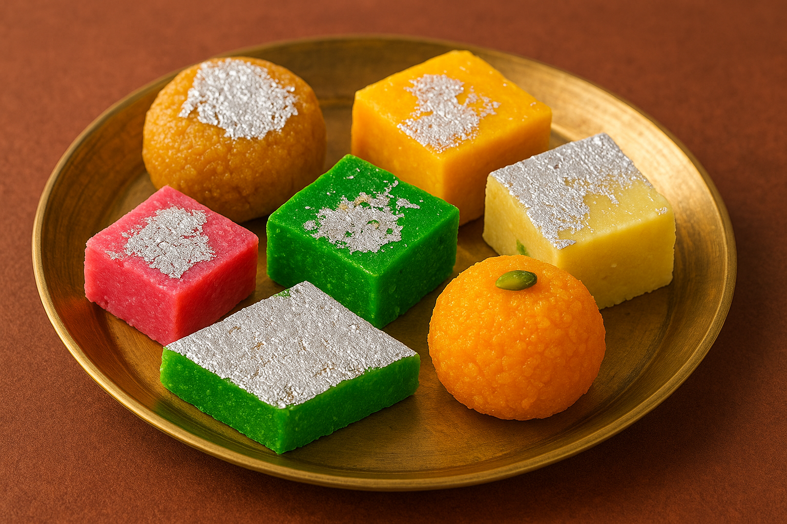 The Glittering Tradition: Uses of Silver Leaf in Indian Sweets– Edible ...