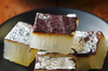 Chocolate Petha With Edible Silver