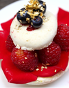 Beautiful colourful dessert from Paris