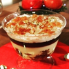 Edible Gold Christmas Pudding Trifle