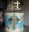 Edible Gold: Confirmation Cake 🕊