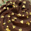 Gold Hearts on a cupcake