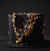Edible Gold Leaf: Black luxury mousse cake
