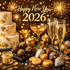 Luxurious New Year 2026 celebration treats