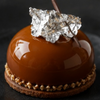 Edible Silver Leaf Chocolate Dome