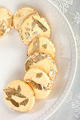 25 Loose Leaves 23ct Edible Gold Leaf 50 x 50 mm