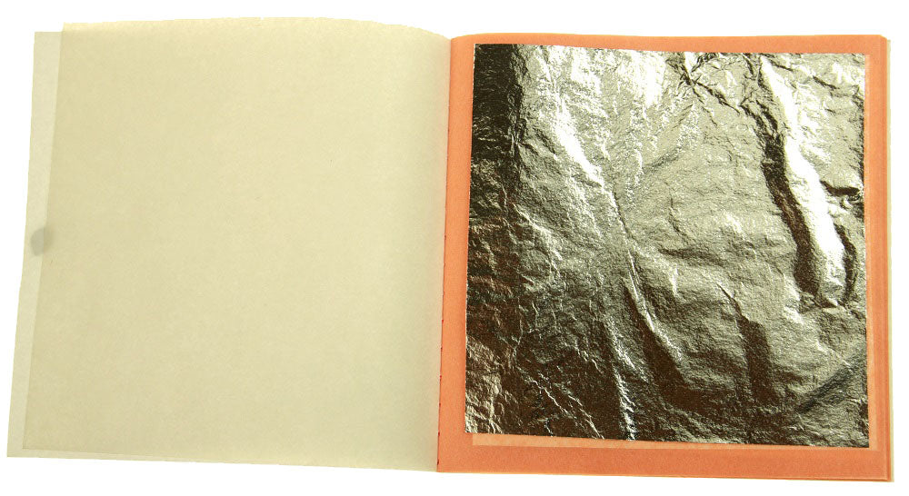 25 Loose Leaves 80 x 80 Edible Silver Leaf