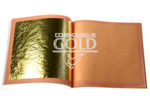 10 Loose Leaves Booklet 24ct Pure Edible Gold Leaf 80 x 80mm