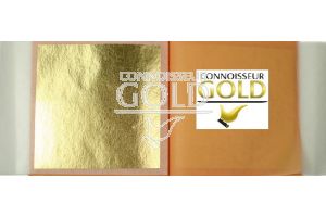 5 leaves transfer booklet 24ct Pure Edible Gold Leaf 80 x 80mm